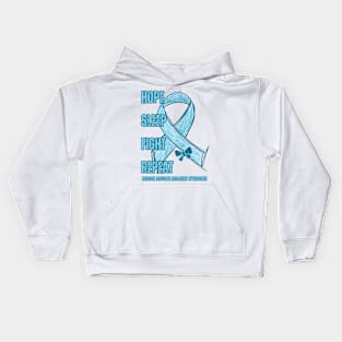 Hope, Sleep, Fight, Repeat (Butterfly) Kids Hoodie